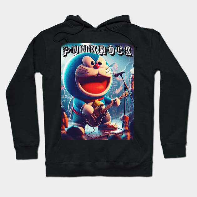 Dora-punkrock-Emon Hoodie by isannajulianti